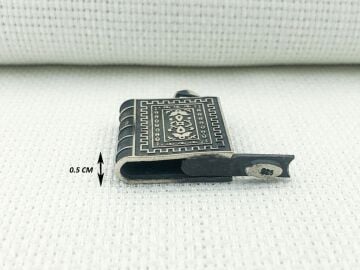 925 Ayar Muska Kabı Gümüş Kolye Ucu