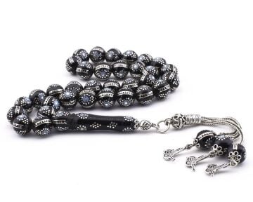 Özel Firuze İşlemeli Erzurum Oltusu Tesbih