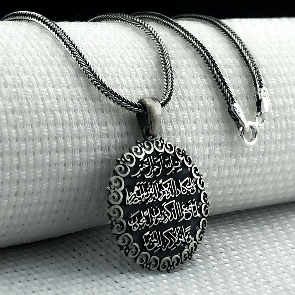 925 Ayar Nazar Dualı Gümüş Kolye