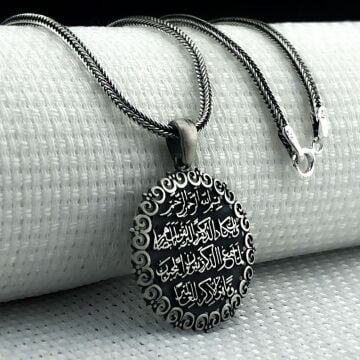 925 Ayar Nazar Dualı Gümüş Kolye