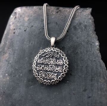 925 Ayar Nazar Dualı Gümüş Kolye