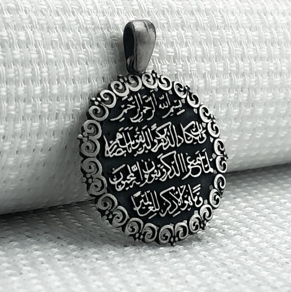 925 Ayar Nazar Dualı Gümüş Kolye Ucu