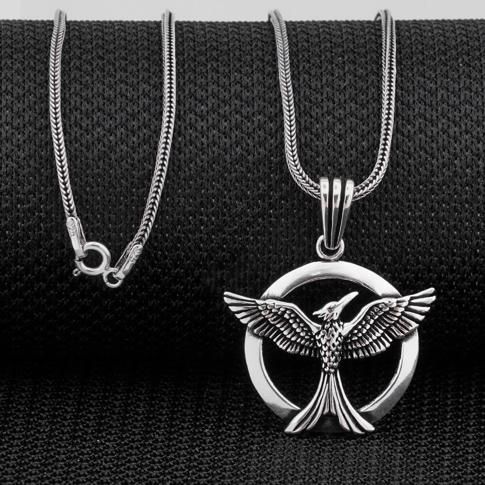 Anka Kuşu 925 Ayar Gümüş Kolye