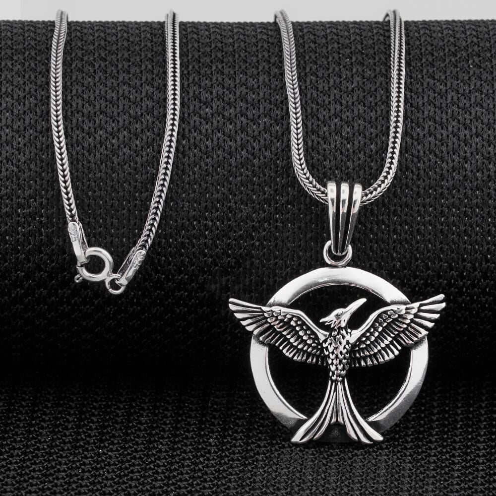 Anka Kuşu 925 Ayar Gümüş Kolye