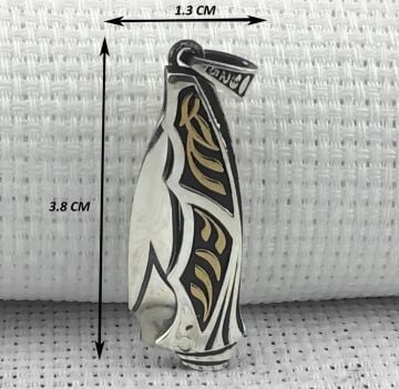 925 Ayar Çakı Tasarımlı Gümüş Kolye