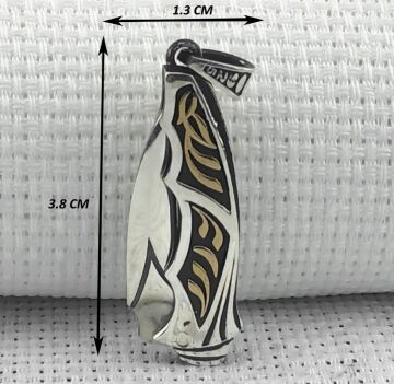 925 Ayar Çakı Tasarımlı Gümüş Kolye Ucu