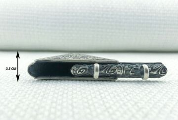 925 Ayar Allah yazılı Cevşeni Muska Kabı Kolye