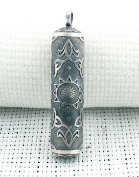 Silindir 925 Ayar Cevşen Muska Kabı