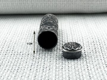 Silindir 925 Ayar Cevşen Muska Kabı