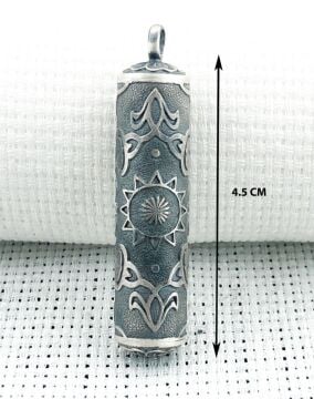 Silindir 925 Ayar Cevşen Muska Kabı