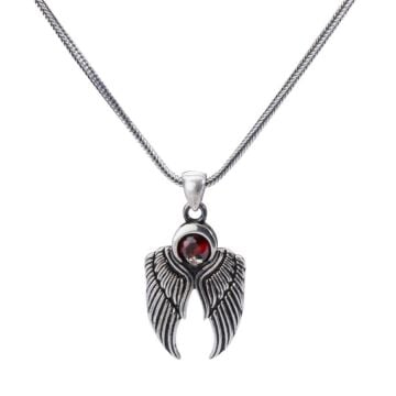 925 Ayar Gümüş Kartal Kanadı Gümüş Kolye