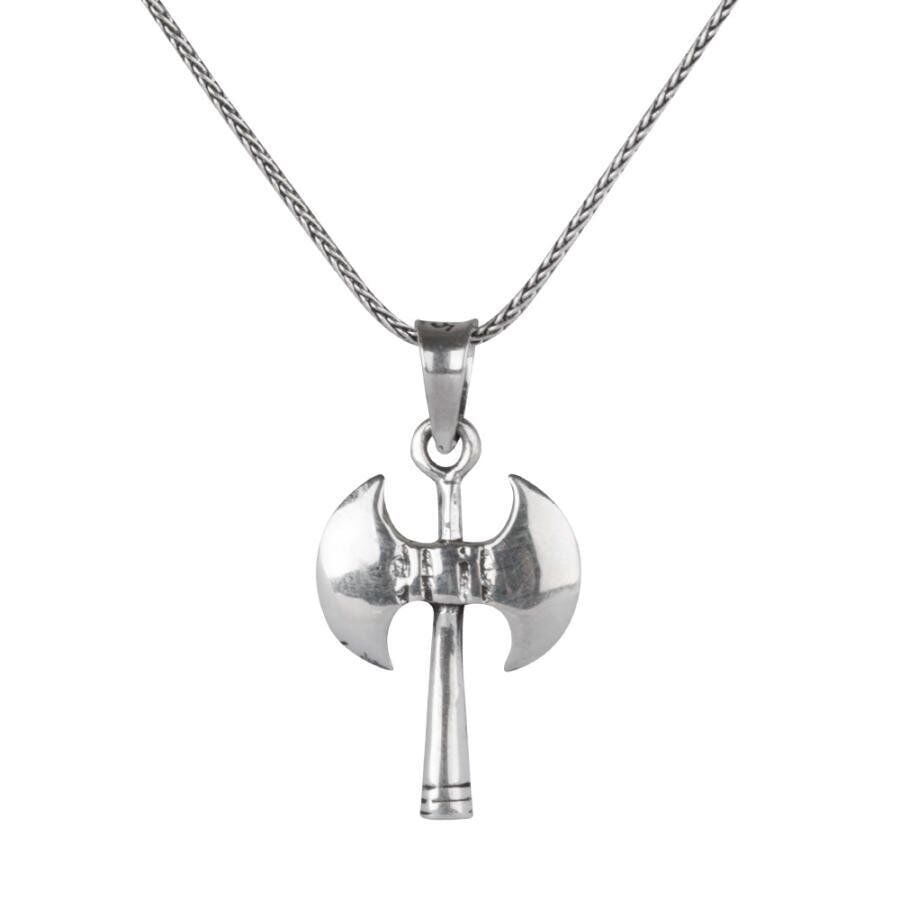 925 Ayar Gümüş Balta Kolye