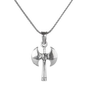 925 Ayar Gümüş Balta Kolye