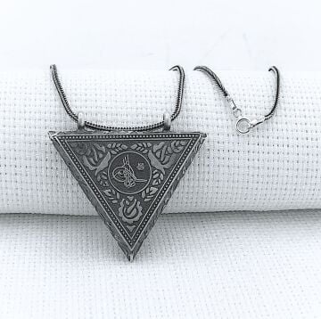 925 Ayar Osmanlı Tuğralı Cevşeni Kebir Kolye