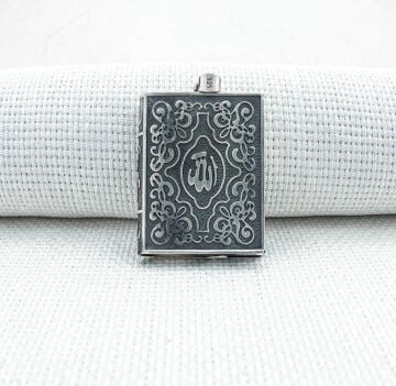 Allah Yazılı 925 Ayar Cevşen Muska Kabı