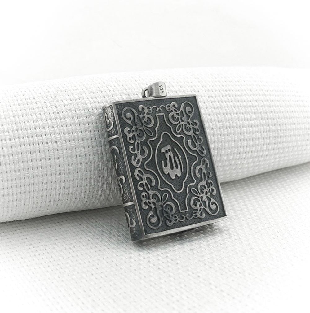 Allah Yazılı 925 Ayar Cevşen Muska Kabı
