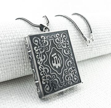 Allah Yazılı 925 Ayar Cevşen Muska Kabı Kolye