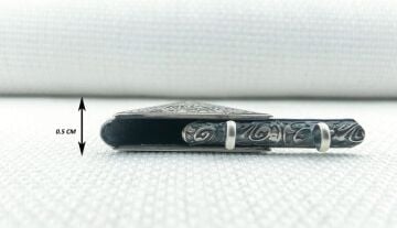 925 Ayar Allah Yazılı Cevşen Muska Kolye Ucu