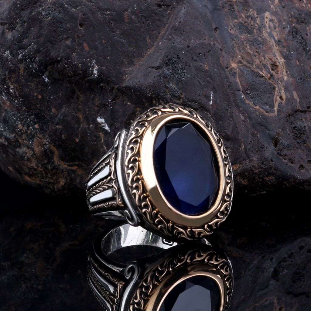 Zirkon Taşlı Model 925 Ayar Gümüş Erkek Yüzük