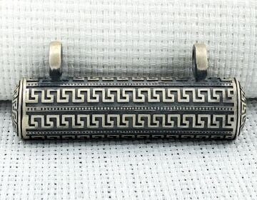 Büyük Boy 925 Ayar Gümüş Cevşen Muska Kabı