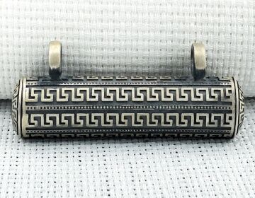 Büyük Boy 925 Ayar Gümüş Cevşen Muska Kabı