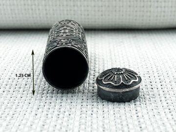 Silindir 925 Ayar Cevşen Muska Kabı Kolye