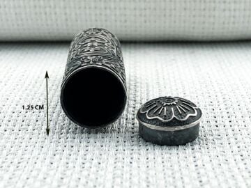 Silindir 925 Ayar Cevşen Muska Kabı