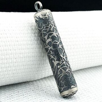 Silindir 925 Ayar Cevşen Muska Kabı