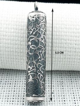 Silindir 925 Ayar Cevşen Muska Kabı