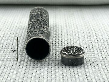 Silindir 925 Ayar Cevşen Muska Kabı