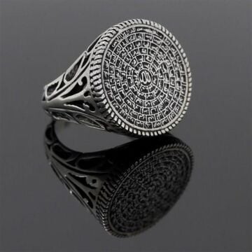 Esmaül Hüsna Dua Yazılı 925 Ayar Gümüş Yüzük