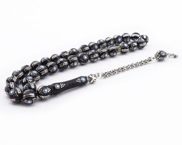 Firuze ve Yarma İşlemeli Erzurum Oltusu Tesbih