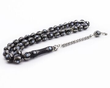 Firuze ve Yarma İşlemeli Erzurum Oltusu Tesbih