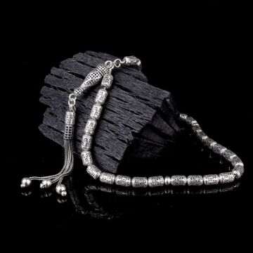 925 Ayar Gümüş Kapsül Kesim Fizyon Tesbih Model 9