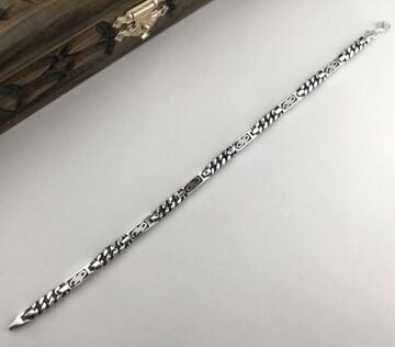 925 Ayar Gümüş Erkek Bileklik