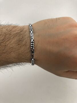 925 Ayar Gümüş Erkek Bileklik