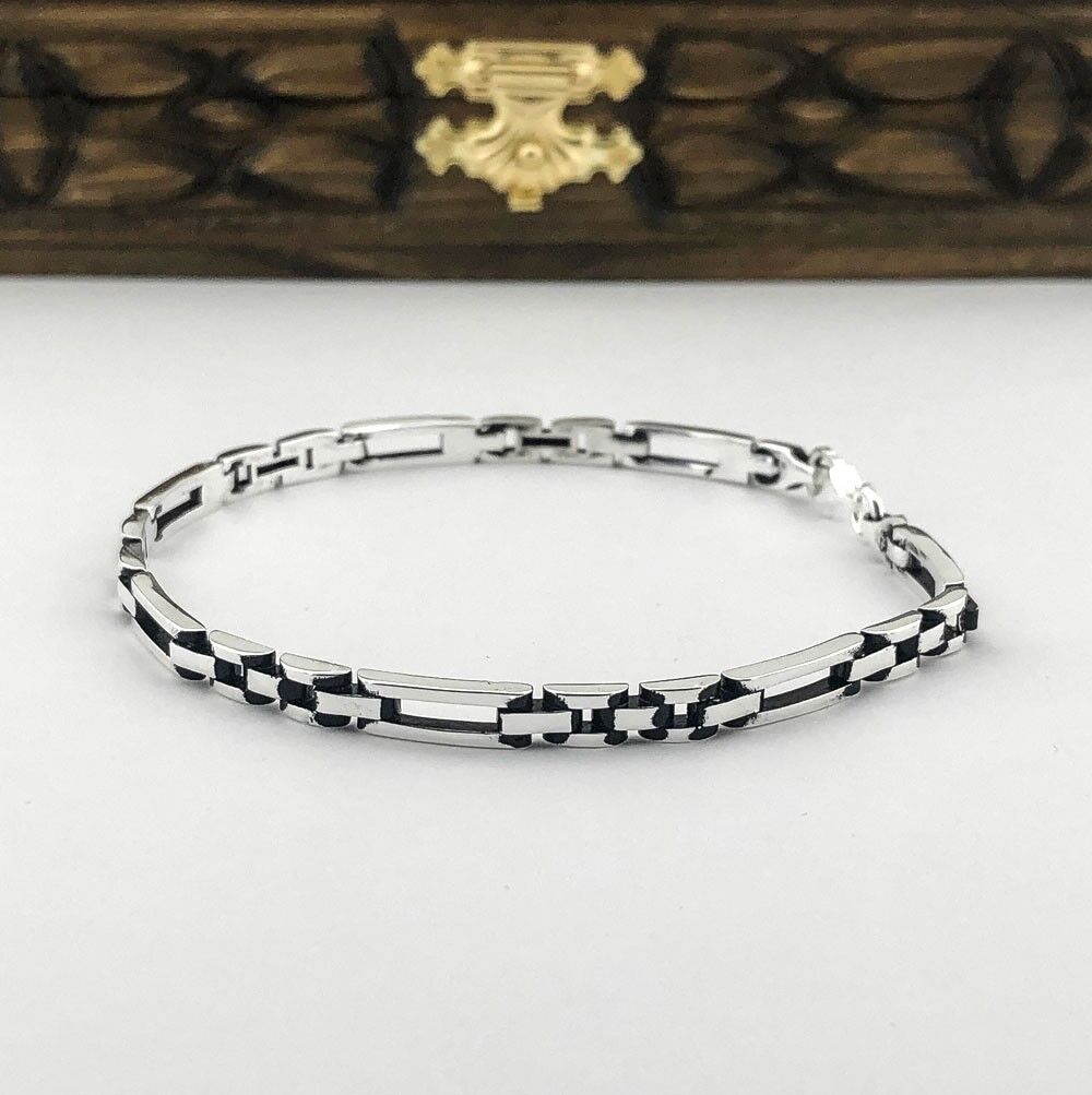 925 Ayar Gümüş Erkek Bileklik