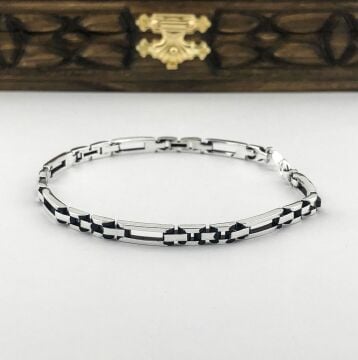 925 Ayar Gümüş Erkek Bileklik