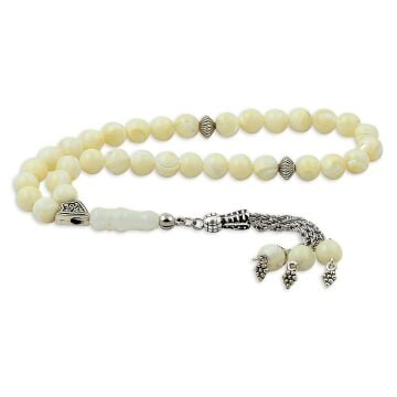 Küre Kesim % 100 Orjinal Sedef Taşı Tesbih