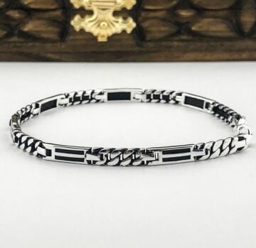 925 Ayar Gümüş Erkek Bileklik