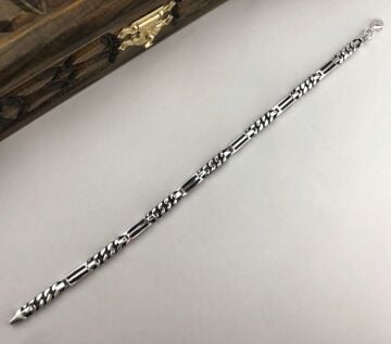 925 Ayar Gümüş Erkek Bileklik