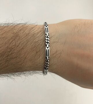 925 Ayar Gümüş Erkek Bileklik