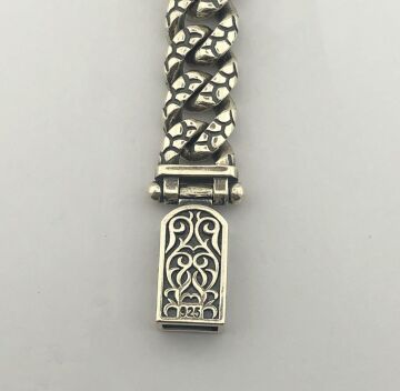 925 Ayar Gümüş El İşi Gurmet Erkek Bileklik