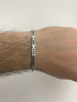 925 Ayar Gümüş Erkek Bileklik