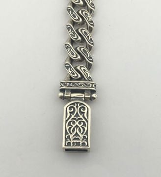 925 Ayar Gümüş El İşi Gurmet Erkek Bileklik
