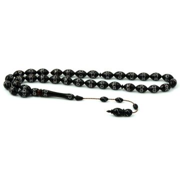 Arpa Kesim Sistemli Göz İşlemeli Kuka Tesbih