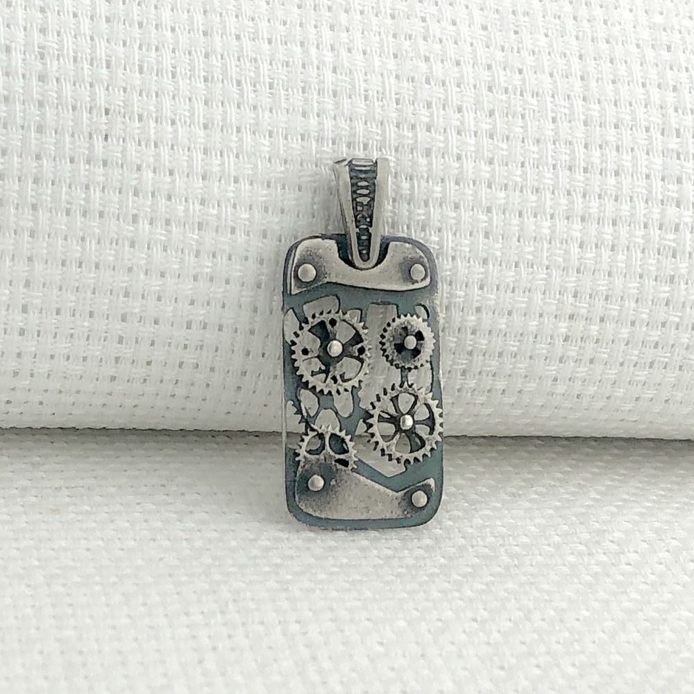 925 Ayar Gümüş Mekanizma Kolye Ucu