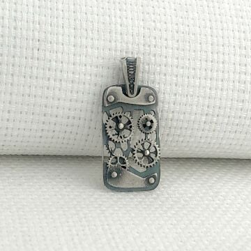 925 Ayar Gümüş Mekanizma Kolye Ucu