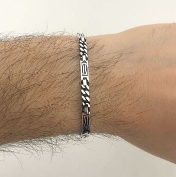925 Ayar Gümüş Erkek Bileklik