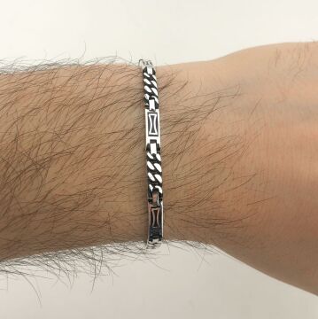 925 Ayar Gümüş Erkek Bileklik